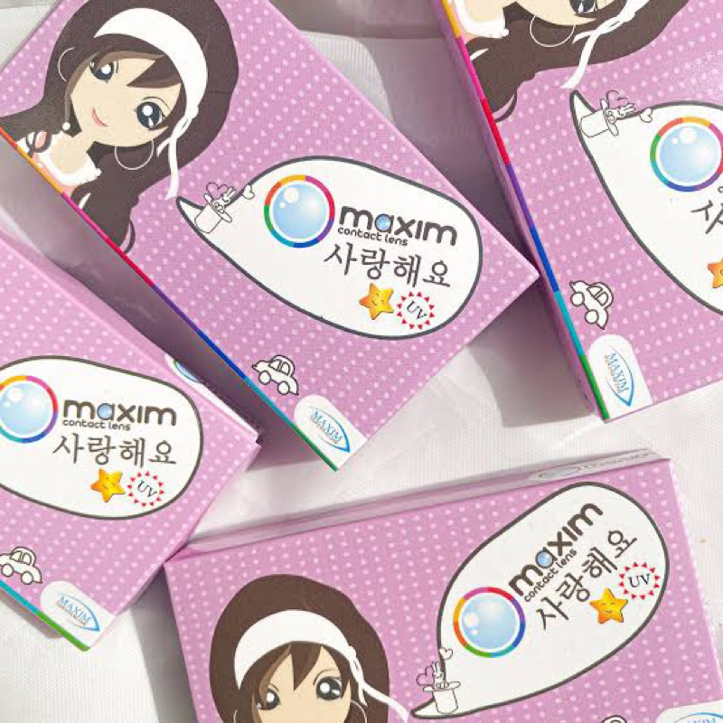 MAXIM CONTACT LENS COLOR BLINK คอนแทคเลนส์รายเดือนสีสวยธรรมชาติ