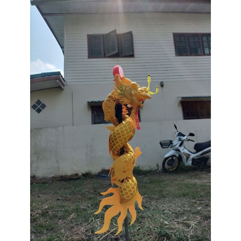 ของเล่นตรุษจีนมังกรเชิดสองมือ ขนาดใหญ่ 95.cm - รูปที่ 6