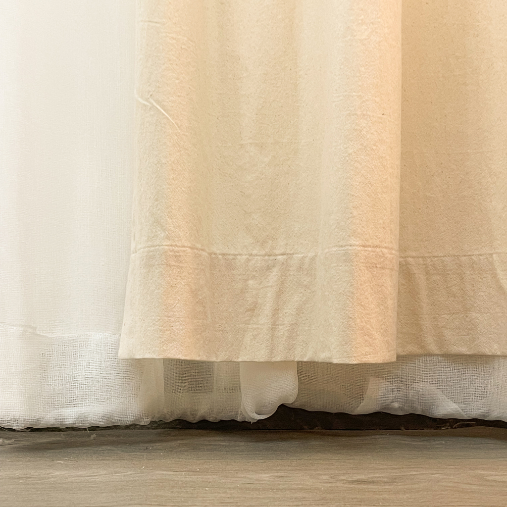 แนะนำ ผ้าม่าน (มี 40 สี) ผ้าม่านหน้าต่าง / ผ้าม่านประตู แบบสอดราว Solstice Home ผ้าฝ้าย มินิมอล พร้อมสายรวบ  สั่งตัดตามขนาด ม่านสอดลวด ราคาพิเศษ มีเก็บเงินปลายทาง