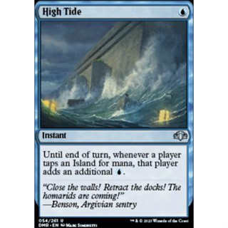 High Tide การ์ด Magic The Gathering ของแท้ จากชุด Dominaria Remastered