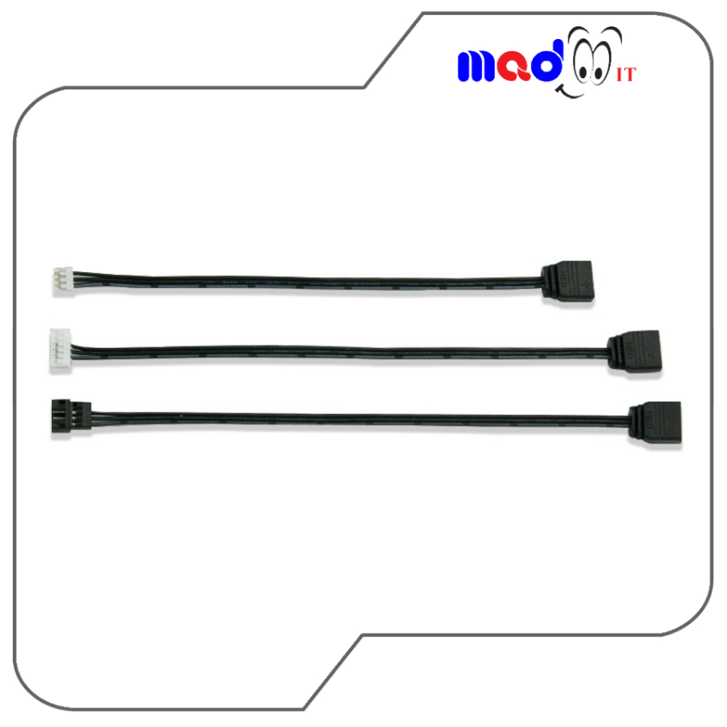 RGB SYNC Cable สายแปลง 5V 3 Pin เป็น 6pin 4Pin 5V ARGB 3P เป็น 4P 6P ใช้กล่องควบคุม coolmoon RGB 5V