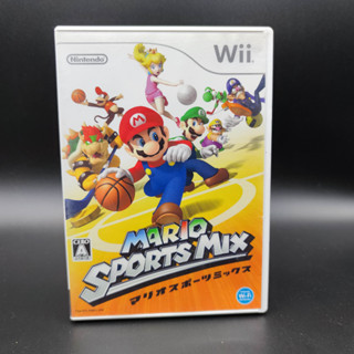 MARIO SPORTS MIX แผ่นมีรอยนิดหน่อย เล่นได้ คู่มือ ใบสอนเล่น มี Wii JP มีกล่องสวมให้ พร้อมเก็บสะสม