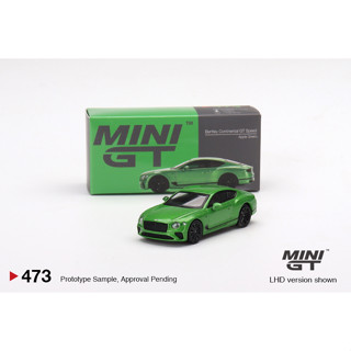 Mini GT No. 473-R Bentley Continental GT Speed 2022 Apple Green