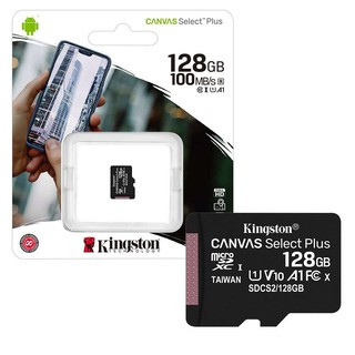 Kingston 128GB Class 10 Memory Card Micro SD SDHC คิงส์ตัน คลาส 10 เมมโมรี่การ์ด 128 GB (ของแท้)