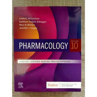 9780323749596 PHARMACOLOGY: A PATIENT-CENTERED NURSING PROCESS APPROACH **