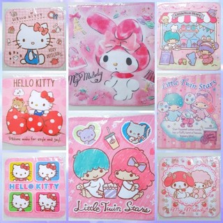 ผ้าเช็ดหน้าขนนุ่ม 20×20cm. ผ้าเช็ดหน้าคิตตี้ มายเมโลดี้