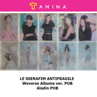 LE SSERAFIM ANTIFRAGILE Weverse Albums ver. POB &amp; Aladin POB