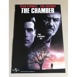 Handbill (แฮนด์บิลล์) หนัง “The Chamber”  ใบปิดไทย จากค่ายวิดีโอ ราคา 99 บาท