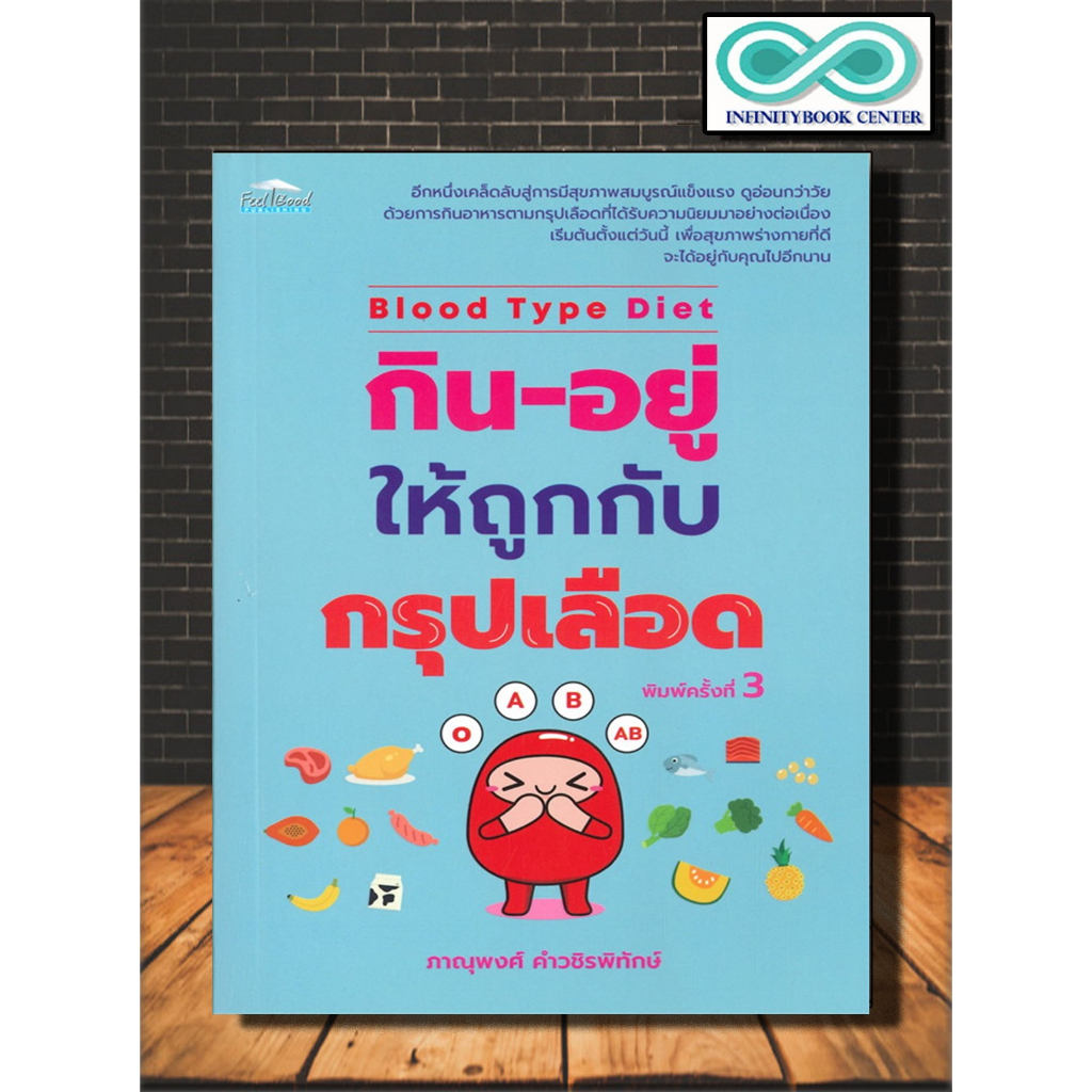 หนังสือ Blood Type Diet กิน-อยู่ให้ถูกกับกรุปเลือด : อาหารเพื่อสุขภาพ การดูแลสุขภาพ กรุ๊ปเลือด อาหารและโภชนาการ