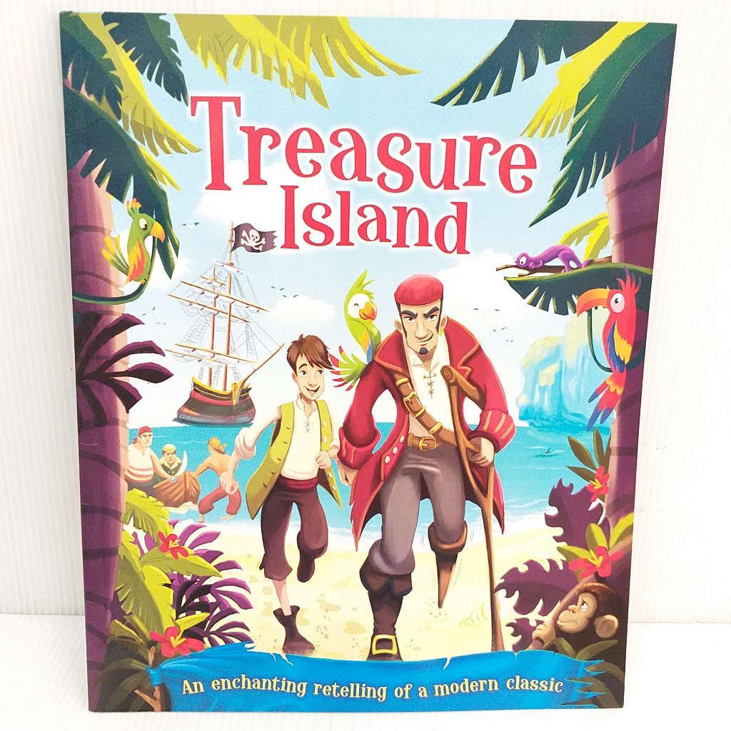 Treasure Island นิทานภาษาอังกฤษ มือสอง นิทานโจรสลัด ปกอ่อน