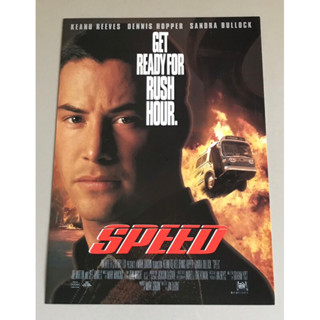 Handbill (แฮนด์บิลล์) หนัง “Speed” ใบปิดไทย จากค่ายหนัง/โรงหนัง ราคา 199 บาท