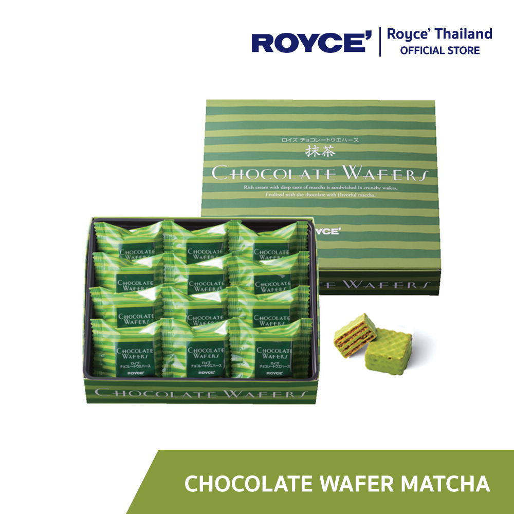 ROYCE' Chocolate Wafer Matcha เวเฟอร์ ช็อกโกแลต มัทฉะ