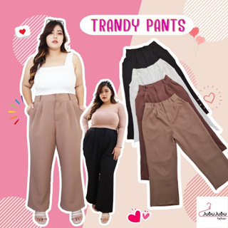 🎀JuBuJuBu🎀 Trendy Pants กางเกงขายาวทรงกระบอก กางเกงทำงาน ผ้าเนื้อดีใส่คู่กับอะไรก็สวย  พร้อมส่ง กางเกงขายาวทรงกระบอก#004