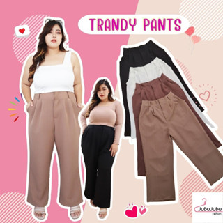 🎀JuBuJuBu🎀 Trendy Pants กางเกงขายาวทรงกระบอก กางเกงทำงาน ผ้าเนื้อดีใส่คู่กับอะไรก็สวย  พร้อมส่ง กางเกงขายาวทรงกระบอก#004