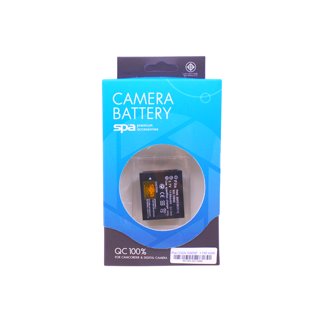 Panasonic แบตเตอรี่กล้อง CGA-S005E (Battery) 'Spa'