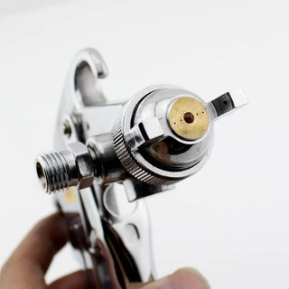 กาพ่นสี แบบกาบน F-75G เครื่องพ่นสี พ่นกาว พ่นสี หัวพ่น 1.5 mm ความจุกระป๋องสี 400 cc ใช้ร่วมกับปั๊มลม แข็งแรง ทนทาน