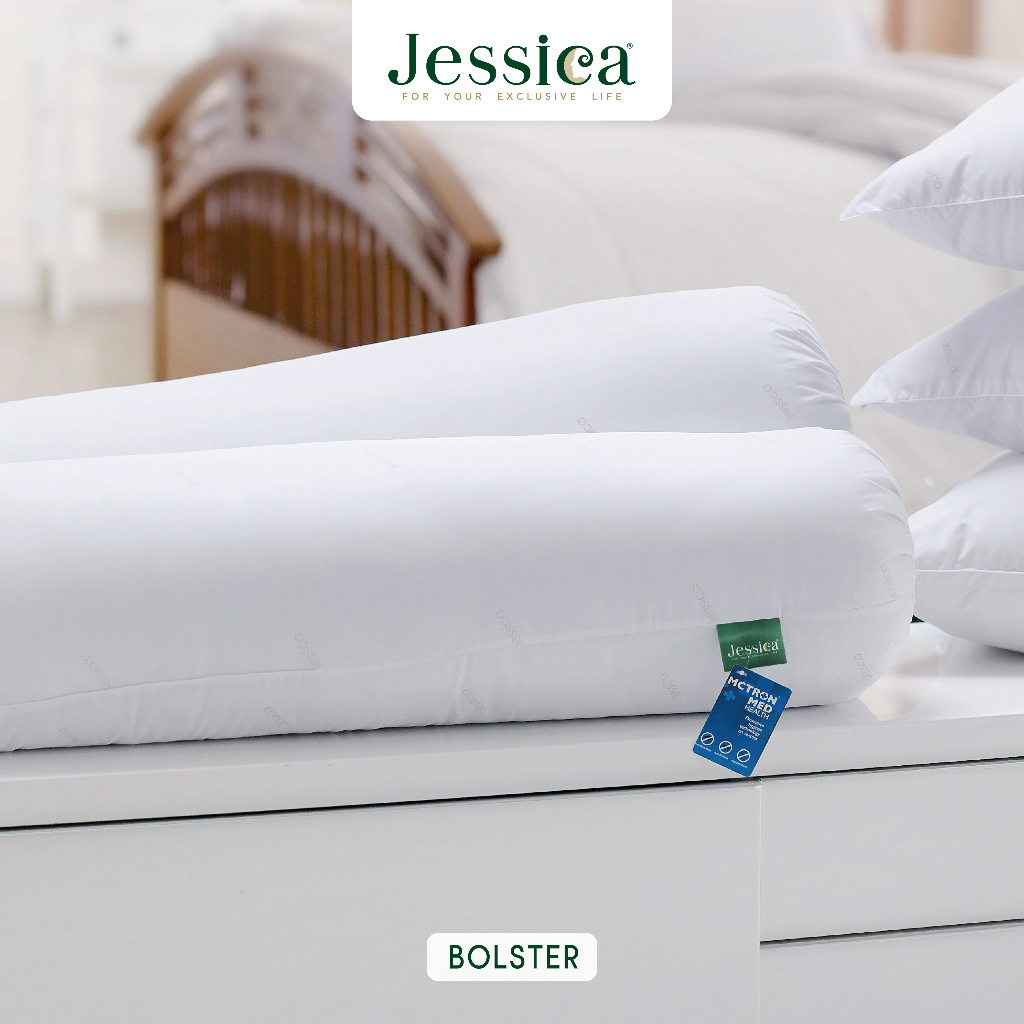 Jessica Bolster หมอนข้าง เส้นใยโพลีเอสเตอร์  ป้องกันไรฝุ่น แบคทีเรีย