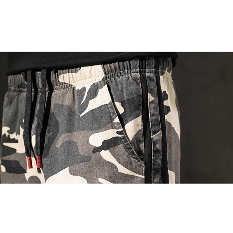 กางเกงขาสั้นผู้ชายไซส์ L-5XLเอวยางยืดกระเป๋าข้างผ้าหนาคุณภาพดีและราคาถูก - รูปที่ 6