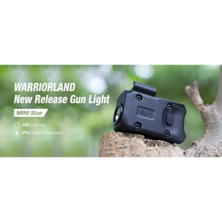 ไฟฉายติดปืน Warriorland รุ่น SL-1 สำหรับ Glock 19 (Gen 3-5) &amp; Glock 23 (Gen 4) พร้อมซองปืนพกใน