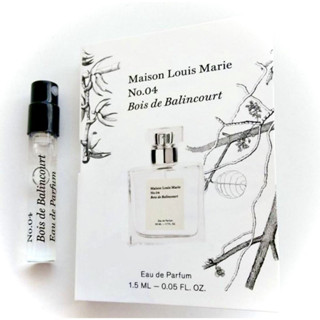 แท้💯% [Sephora US/เช็คใบเสร็จได้] Maison Louis Marie No.04 Bois de Balincourt / No.09 Vallee De Farney EDP 1.5ml