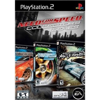 แผ่นเกมส์Ps2 - Need for Speed Collection มี 3 ซีรีย์ยอดนิยม แผ่นไรท์คุณภาพ (ปลายทางได้)✅️