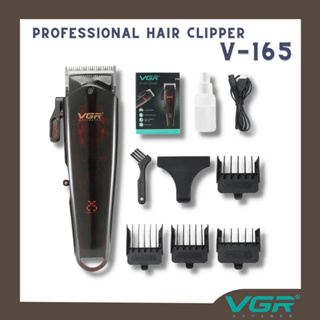 VGR navigator professional hair clipper ปัตตาเลี่ยนตัดแต่งทรงผมไร้สาย  รุ่น V-165