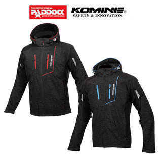 KOMINE เสื้อการ์ด รุ่น JK-112 HR Protect Half M-Parka-GENRI HR รุ่นลายสะท้อนแสง