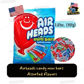 Airheads​ mini bars🌈ลูกอมเคี้ยวสนุก​ ขนมอเมริกา🇺🇲