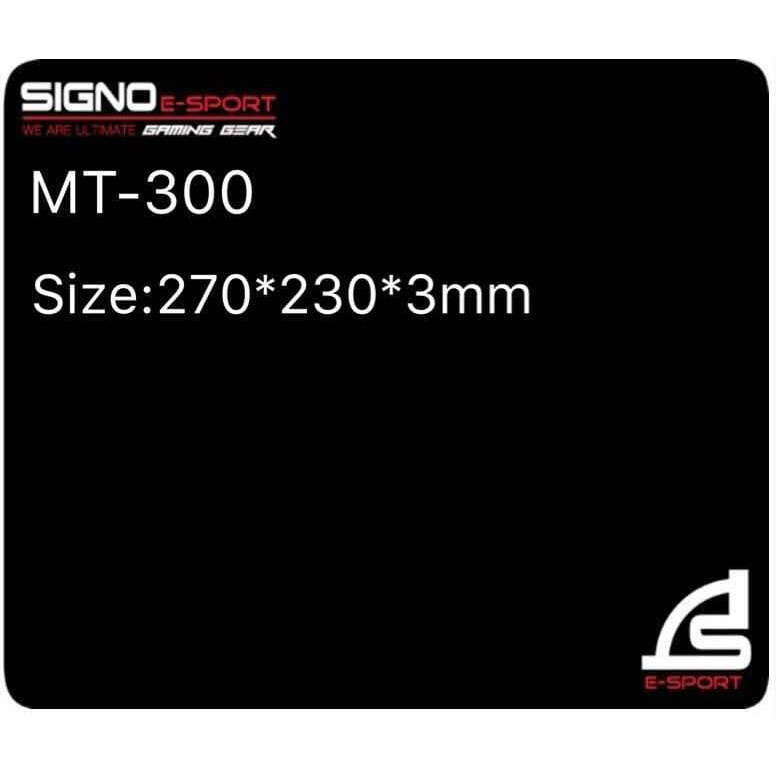 แผ่นรองเมาส์ signo MT-300  ผ้าหนา