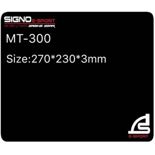 แผ่นรองเมาส์ signo MT-300  ผ้าหนา