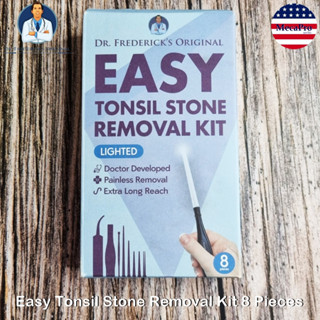 Dr. Frederick’s Original® Easy Tonsil Stone Removal Kit 8 Pieces ชุดอุปกรณ์ดูแลช่องปากสำหรับนิ่วทอนซิล นิ่วทอนซิล