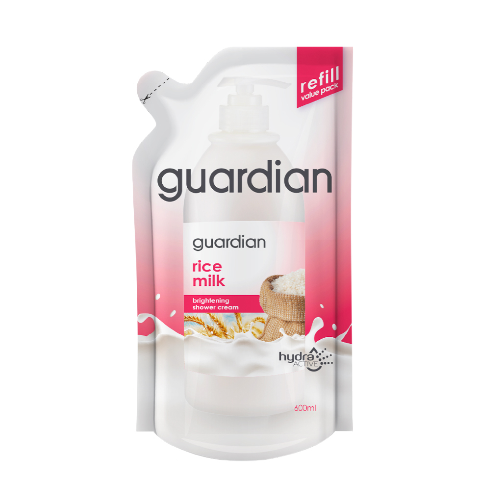 ครีมอาบน้ำ การ์เดี้ยนไรซ์มิลค์ (ถุงเติม) Guardian Body Wash Rice Milk ...