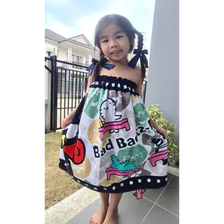 Ponrawin Shop กระโจม ผ้าขนหนูนาโน เด็กเล็ก 1-3 ขวบ เด็กโต 4-6 ขวบ พร้อมส่ง
