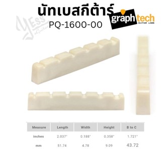 นัทเบส 6 สาย TUSQ Nut Slotted Bass 6 String PQ-1600-00 Graphtech กราฟเทค