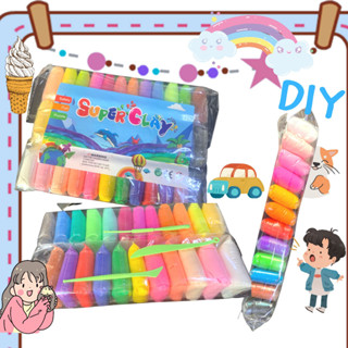 ดินเบา 36 24 12 สี + อุปกรณ์ไม้ปั้น 3 ชิ้น ปลอดภัยไร้สารพิษ ดินญี่ปุ่น Magic Clay DIY ดินน้ำมัน การฝีมือ ดินน้ำมัน