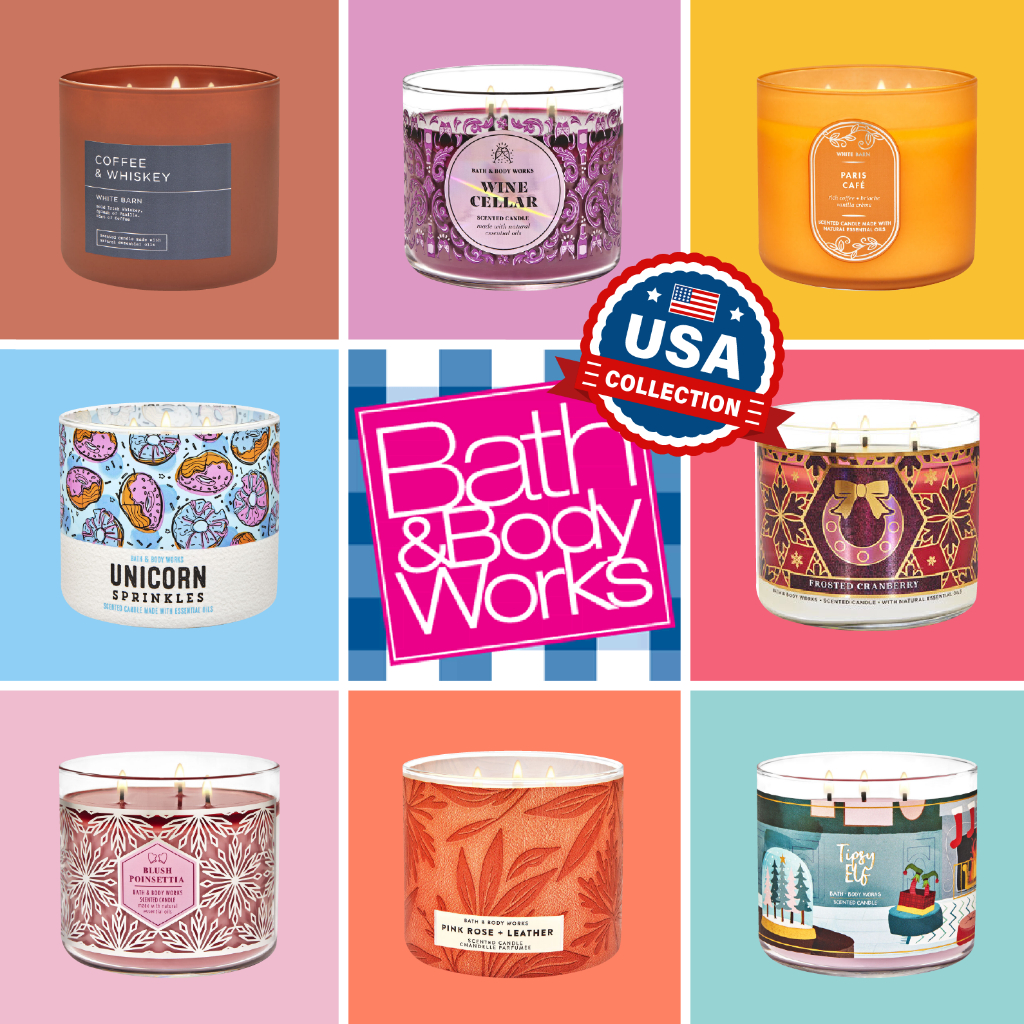 USA LABEL [2/2] เทียนหอมแบบ 3 หัวจุด คอลเลคชั่นล่าสุด บินโดยตรงจากชอป BBW ที่อเมริกา อัพเดททุกอาทิตย์ค่ะ ^^