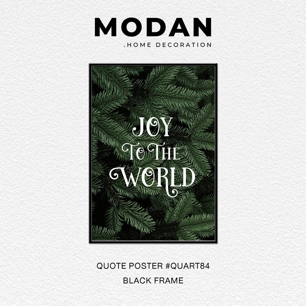 ⚡ พร้อมจำหน่าย ⚡ MODAN ภาพตกแต่งบ้านสไตล์โมเดิร์น QUOTE POSTER ART รหัส QUART84