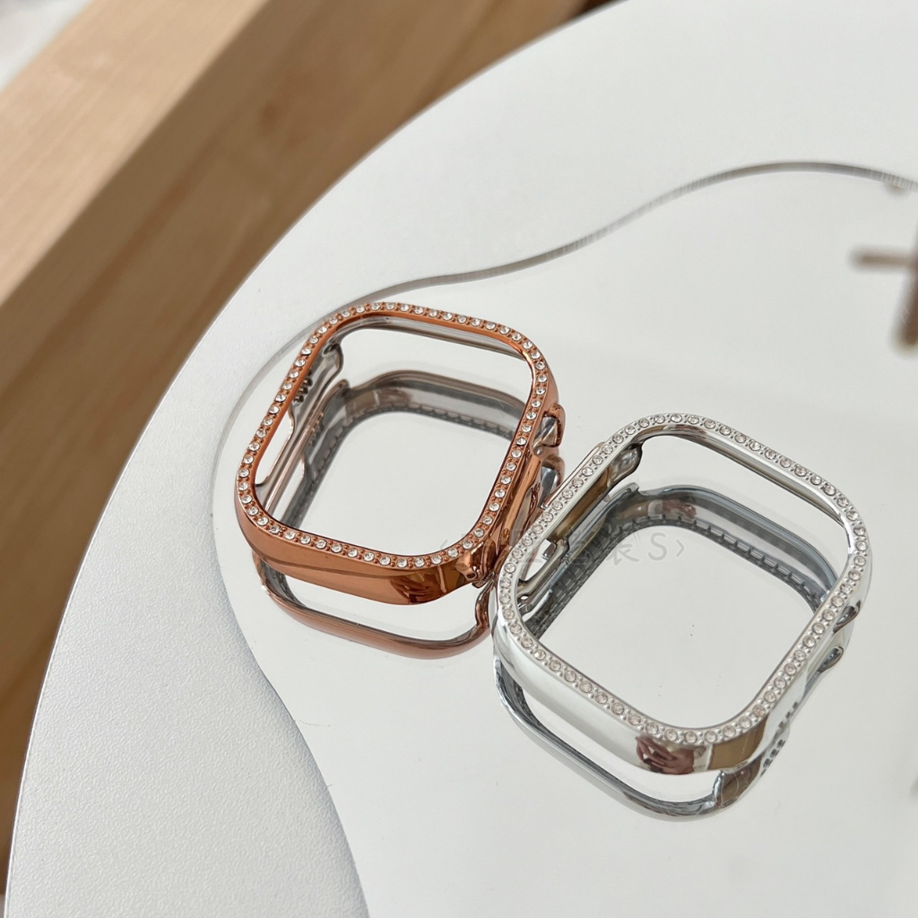 พร้อมส่งจากในไทย เคส PC ประกับเพชร ขนาด 49mm ใช้ได้กับ Smart Watch Ultra 8 / Ultra 8 Pro / Hello Ultra / Ultra 1:1