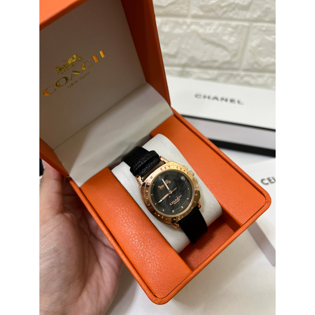 นาฬิกาcoach สายปรับได้เองเลยจ้า✨มีเก็บปลายทาง​♥️