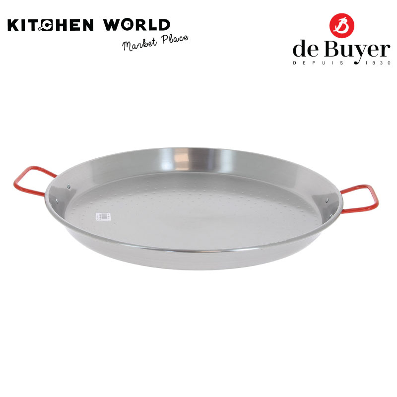 de Buyer 5026.24N Steel Paella Pan Viva Espana 24 cm. / กระทะ