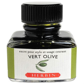 J HERBIN Fountain Pen Inks Vert olive (C13036T) / น้ำหมึกสำหรับปากกาหมึกซึม สีเขียวมะกอก แบรนด์ J HERBIN