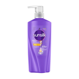 SUNSILK ซันซิล แชมพู เพอร์เฟคสเตรท สูตรผมตรงสวยสมบูรณ์แบบ สีม่วง ขวดปั๊ม ขนาด 625 มล.