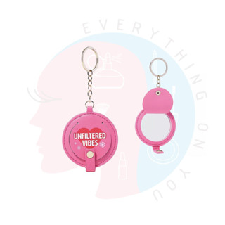 [พร้อมส่ง] Benefit "Unfiltered Vibes" Key Chain With Mirror กระจกพกพา