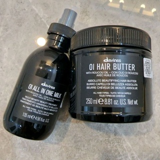 Davines OI All In One Milk 135ml /  Hair Butter 250ml  เพิ่มความเงางาม และความนุ่มนวลให้กับเส้นผม