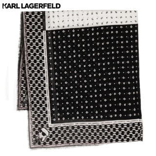 KARL LAGERFELD - K/IKONIK 2.0 ALL-OVER-PRINT SCARF 230W3301 ผ้าพันคอ