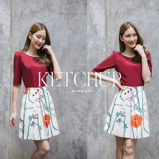 SHP415: KETCHUP DRESS (use code " WFAXTG" discount 100.- LIMITED CODE)