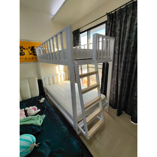 เตียงเหล็กกล่อง2ชั้น 3.5’ แถมฟรีไม้รอง เหล็กแข็งแรง หนารับน้ำหนักผู้ใหญ่