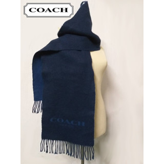 ผ้าพันคอ COACH ของแท้ ขนสัตว์อย่างหนา