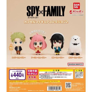 พร้อมส่ง กาชาปอง สปายแฟมิลี่  Gashapon SPY x FAMILY CAPSULE FIGURE COLLECTION vol.2