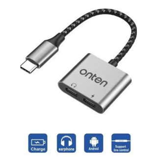 ONTEN Newๆๆๆ 2in1 Type-c to audio and Charging Adapter OTN-290